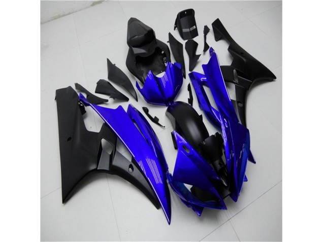Blau Schwarz Yamaha R6 2006-2007 Motorrad Verkleidungen Komplett Sets Blau Schwarz Yamaha R6 2006-2007 Motorrad Verkleidungen Komplett Sets