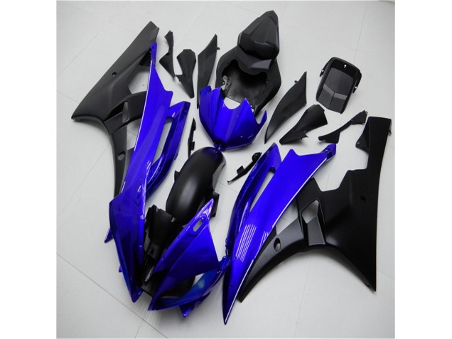 Blau Schwarz Yamaha R6 2006-2007 Motorrad Verkleidungen Komplett Sets Blau Schwarz Yamaha R6 2006-2007 Motorrad Verkleidungen Komplett Sets