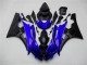 Blau Schwarz Yamaha R6 2006-2007 Motorrad Verkleidungen Komplett Sets Blau Schwarz Yamaha R6 2006-2007 Motorrad Verkleidungen Komplett Sets