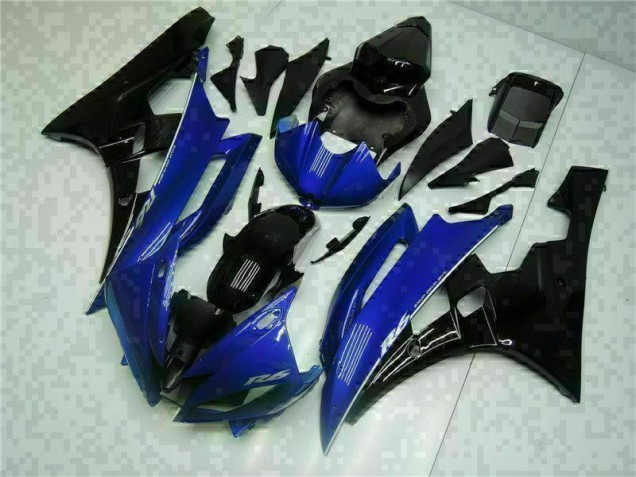 Blau Schwarz Yamaha R6 2006-2007 Motorrad Verkleidungen Blau Schwarz Yamaha R6 2006-2007 Motorrad Verkleidungen