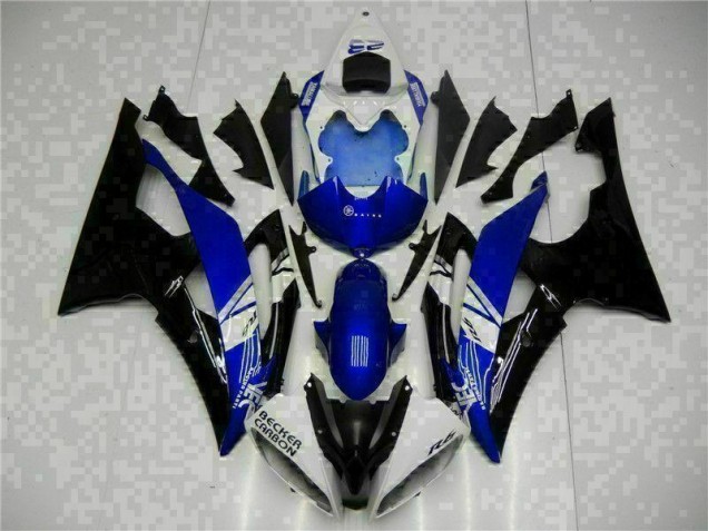 Blau Schwarz Yamaha R6 2008-2016 Motorrad Verkleidung Blau Schwarz Yamaha R6 2008-2016 Motorrad Verkleidung