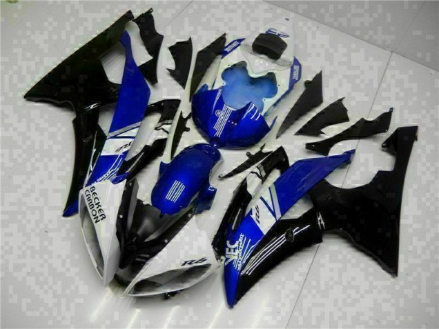 Blau Schwarz Yamaha R6 2008-2016 Motorrad Verkleidung Blau Schwarz Yamaha R6 2008-2016 Motorrad Verkleidung