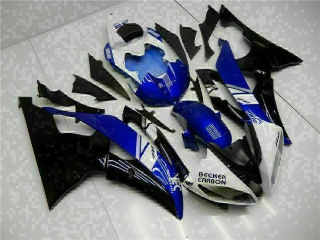 Blau Schwarz Yamaha R6 2008-2016 Motorrad Verkleidung Blau Schwarz Yamaha R6 2008-2016 Motorrad Verkleidung