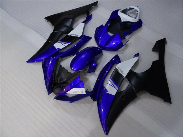 Blau Schwarz Yamaha R6 2008-2016 Motorrad Verkleidungen Blau Schwarz Yamaha R6 2008-2016 Motorrad Verkleidungen