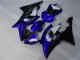 Blau Schwarz Yamaha R6 2008-2016 Motorrad Verkleidungen Blau Schwarz Yamaha R6 2008-2016 Motorrad Verkleidungen