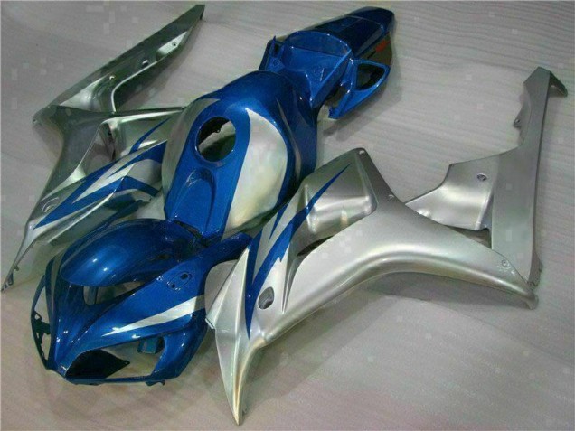 Blau Silber Honda CBR 1000 RR 2006-2007 Motorrad Verkleidungen Blau Silber Honda CBR 1000 RR 2006-2007 Motorrad Verkleidungen