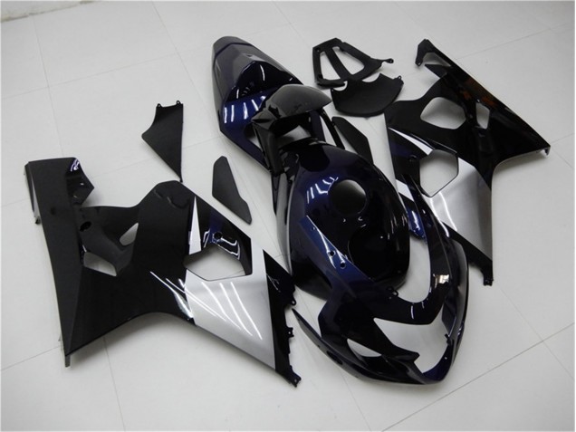 Blau Silber Suzuki GSXR 600 / 750 K4 2004-2005 Motorrad Verkleidungen Blau Silber Suzuki GSXR 600 / 750 K4 2004-2005 Motorrad Verkleidungen