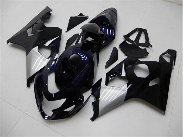 Blau Silber Suzuki GSXR 600 / 750 K4 2004-2005 Motorrad Verkleidungen Blau Silber Suzuki GSXR 600 / 750 K4 2004-2005 Motorrad Verkleidungen
