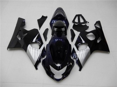 Blau Silber Suzuki GSXR 600 / 750 K4 2004-2005 Motorrad Verkleidungen