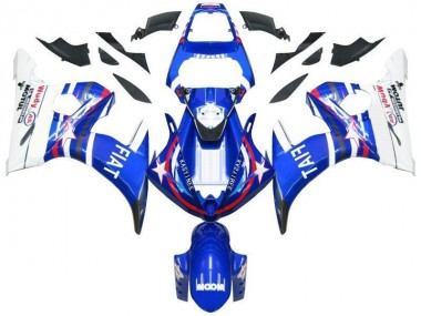 Blau Star Fiat Yamaha R6 2003-2005 Motorrad Verkleidungen