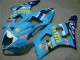 Blau Suzuki GSXR 1000 K3 2003-2004 Motorrad Verkleidungen Blau Suzuki GSXR 1000 K3 2003-2004 Motorrad Verkleidungen