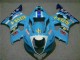 Blau Suzuki GSXR 1000 K3 2003-2004 Motorrad Verkleidungen Blau Suzuki GSXR 1000 K3 2003-2004 Motorrad Verkleidungen