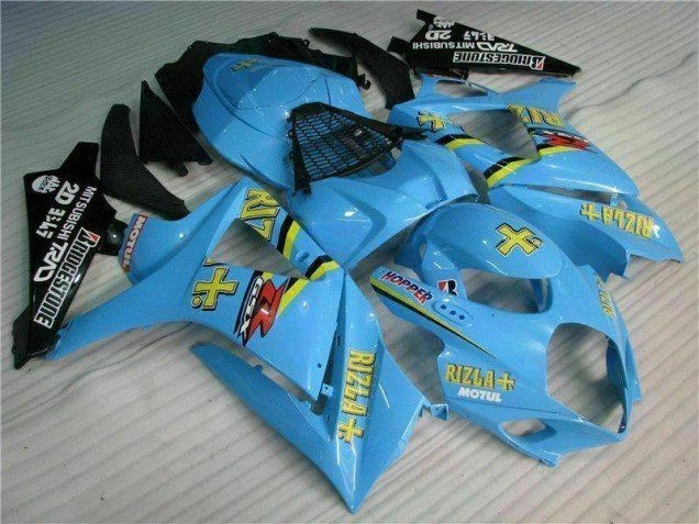 Blau Suzuki GSXR 1000 K7 2007-2008 Motorrad Verkleidung Blau Suzuki GSXR 1000 K7 2007-2008 Motorrad Verkleidung