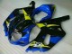 Blau Suzuki GSXR 600 / 750 K1 K2 K3 2001-2003 Motorrad Verkleidung Blau Suzuki GSXR 600 / 750 K1 K2 K3 2001-2003 Motorrad Verkleidung