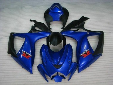 Blau Suzuki GSXR 600 / 750 K6 2006-2007 Motor Vollverkleidung