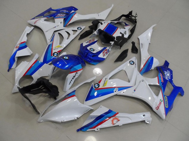 Blau Weiß BMW S1000RR 2009-2014 Motorrad Verkleidung Blau Weiß BMW S1000RR 2009-2014 Motorrad Verkleidung