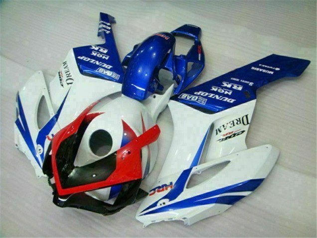Blau Weiß Honda CBR 1000 RR 2004-2005 Motorrad Verkleidungen Blau Weiß Honda CBR 1000 RR 2004-2005 Motorrad Verkleidungen