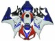Blau Weiß Honda CBR 1000 RR 2006-2007 Motorrad Verkleidungen Blau Weiß Honda CBR 1000 RR 2006-2007 Motorrad Verkleidungen