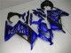 Blau Weiß Schwarz Kawasaki EX300 2013-2016 Motorrad Verkleidungen Blau Weiß Schwarz Kawasaki EX300 2013-2016 Motorrad Verkleidungen