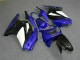 Blau Weiß Schwarz Ninja Kawasaki EX250 2008-2012 Motorrad Verkleidungen Blau Weiß Schwarz Ninja Kawasaki EX250 2008-2012 Motorrad Verkleidungen