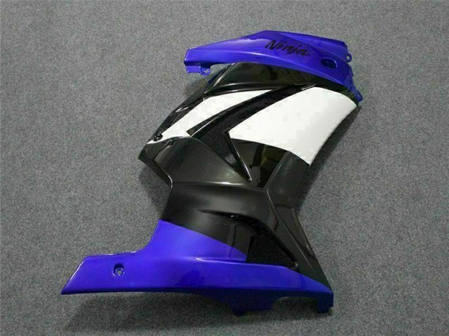 Blau Weiß Schwarz Ninja Kawasaki EX250 2008-2012 Motorrad Verkleidungen Blau Weiß Schwarz Ninja Kawasaki EX250 2008-2012 Motorrad Verkleidungen