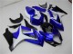 Blau Weiß Schwarz Suzuki GSXR 1000 K7 2007-2008 Motorrad Verkleidungen Blau Weiß Schwarz Suzuki GSXR 1000 K7 2007-2008 Motorrad Verkleidungen