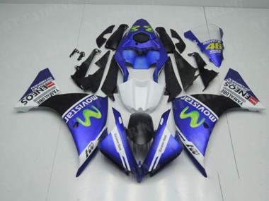 Blau Weiß Schwarz Yamaha R1 2012-2014 Motorrad Verkleidungen