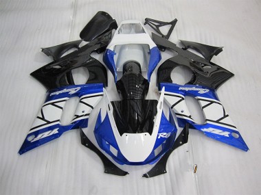 Blau Weiß Schwarz Yamaha R6 1998-2002 Motorrad Verkleidungen