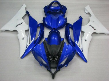 Blau Weiß Schwarz Yamaha R6 2008-2016 Motorrad Verkleidungen
