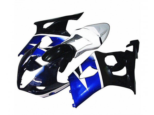 Blau Weiß Suzuki GSXR 1000 K3 2003-2004 Motorrad Verkleidungen Blau Weiß Suzuki GSXR 1000 K3 2003-2004 Motorrad Verkleidungen