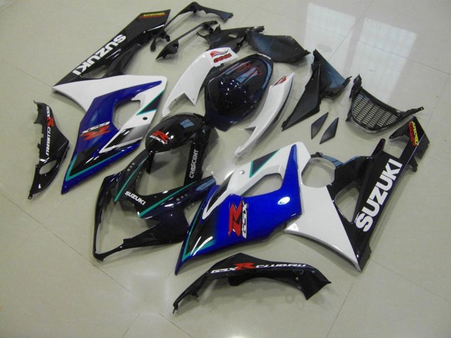 Blau Weiß Suzuki GSXR 1000 K5 2005-2006 Motorrad Verkleidung