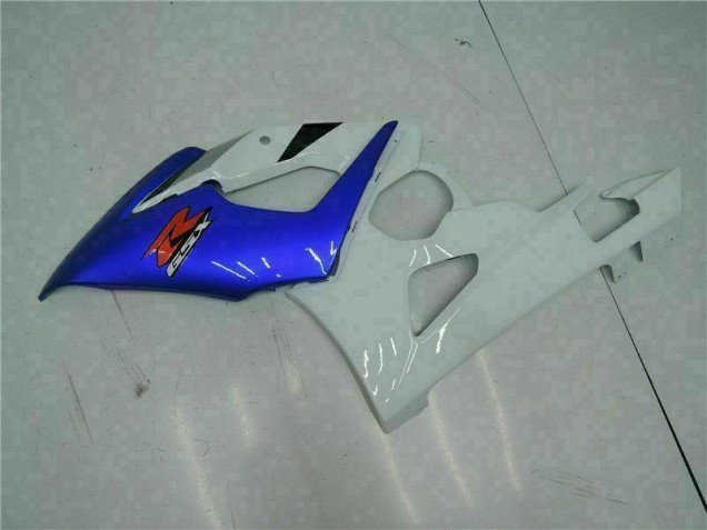Blau Weiß Suzuki GSXR 1000 K5 2005-2006 Motorrad Verkleidungen Blau Weiß Suzuki GSXR 1000 K5 2005-2006 Motorrad Verkleidungen