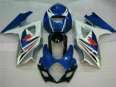 Blau Weiß Suzuki GSXR 1000 K7 2007-2008 Motorrad VollVerkleidungen & Plastik
