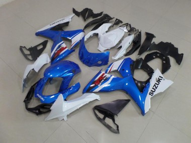 Blau Weiß Suzuki GSXR 1000 K9 2009-2016 Motor Verkleidung