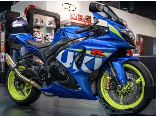 Blau Weiß Suzuki GSXR 1000 K9 2009-2016 Motorrad Verkleidungen Blau Weiß Suzuki GSXR 1000 K9 2009-2016 Motorrad Verkleidungen