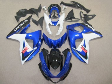 Blau Weiß Suzuki GSXR 1000 K9 2009-2016 Motorrad Vollverkleidung