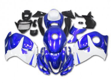 Blau Weiß Suzuki GSXR 1300 Hayabusa 2008-2019 Motorrad Verkleidungen