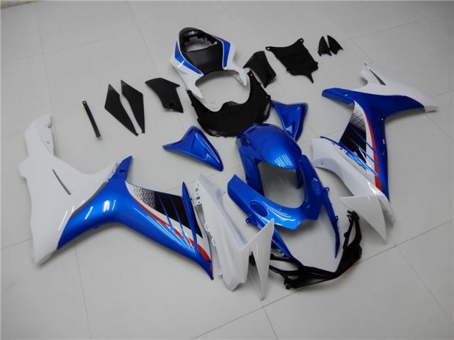 Blau Weiß Suzuki GSXR 600 / 750 K11 2011-2024 Motorrad Verkleidungen Blau Weiß Suzuki GSXR 600 / 750 K11 2011-2024 Motorrad Verkleidungen