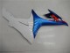 Blau Weiß Suzuki GSXR 600 / 750 K11 2011-2024 Motorrad Vollverkleidung Blau Weiß Suzuki GSXR 600 / 750 K11 2011-2024 Motorrad Vollverkleidung