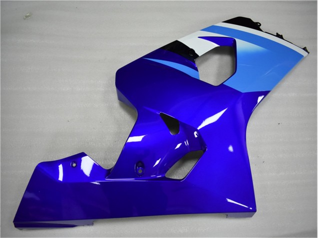 Blau Weiß Suzuki GSXR 600 / 750 K4 2004-2005 Motorrad Verkleidung Blau Weiß Suzuki GSXR 600 / 750 K4 2004-2005 Motorrad Verkleidung