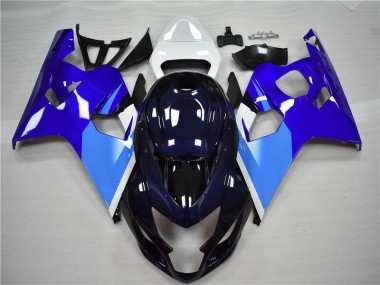 Blau Weiß Suzuki GSXR 600 / 750 K4 2004-2005 Motorrad Verkleidung