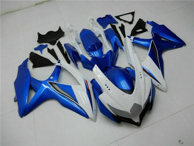 Blau Weiß Suzuki GSXR 600 / 750 K8 2008-2010 Motorrad Verkleidung