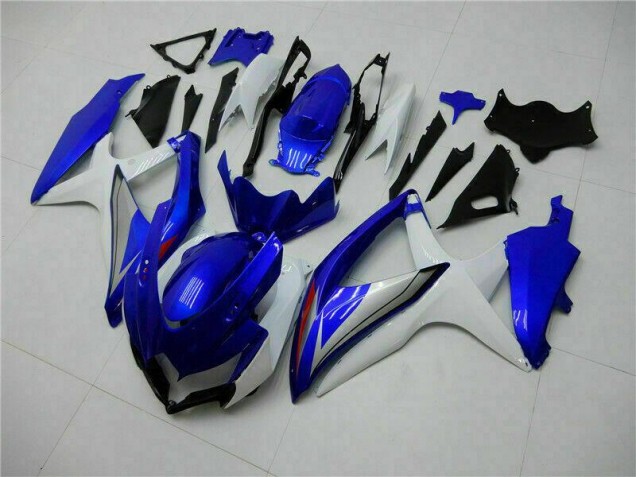 Blau Weiß Suzuki GSXR 600 / 750 K8 2008-2010 Motorrad Verkleidungen Blau Weiß Suzuki GSXR 600 / 750 K8 2008-2010 Motorrad Verkleidungen