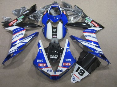 Blau Weiß Volvo Sterilgarda 19 Yamaha R1 2004-2006 Motorrad Verkleidungen