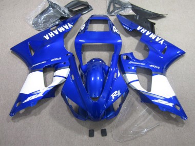 Blau Weiß Yamaha R1 2002-2003 Motorrad Verkleidung
