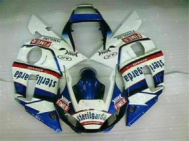 Blau Weiß Yamaha R6 1998-2002 Motorrad Vollverkleidung