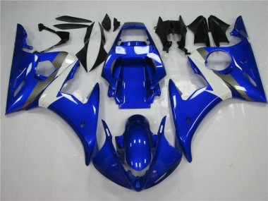 Blau Weiß Yamaha R6 2003-2005 Motorrad Vollverkleidung