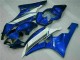 Blau Weiß Yamaha R6 2006-2007 Motorrad Verkleidungen Blau Weiß Yamaha R6 2006-2007 Motorrad Verkleidungen