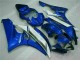 Blau Weiß Yamaha R6 2006-2007 Motorrad Verkleidungen Blau Weiß Yamaha R6 2006-2007 Motorrad Verkleidungen