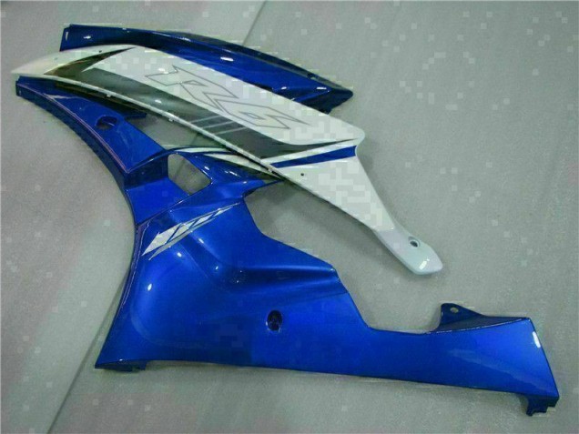 Blau Weiß Yamaha R6 2006-2007 Motorrad Verkleidungen Blau Weiß Yamaha R6 2006-2007 Motorrad Verkleidungen